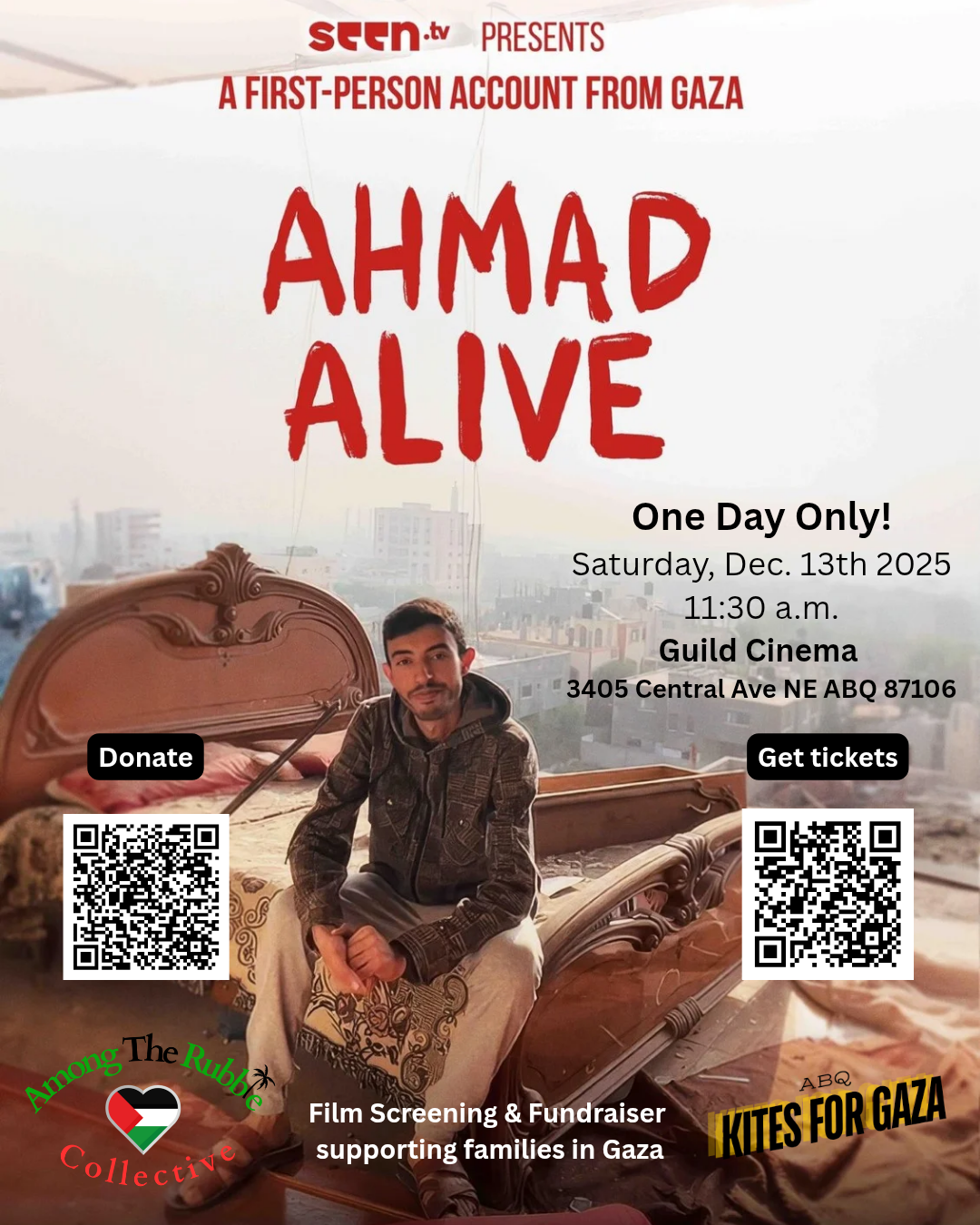 Ahmad Alive Film Screening at the Guild Cinema