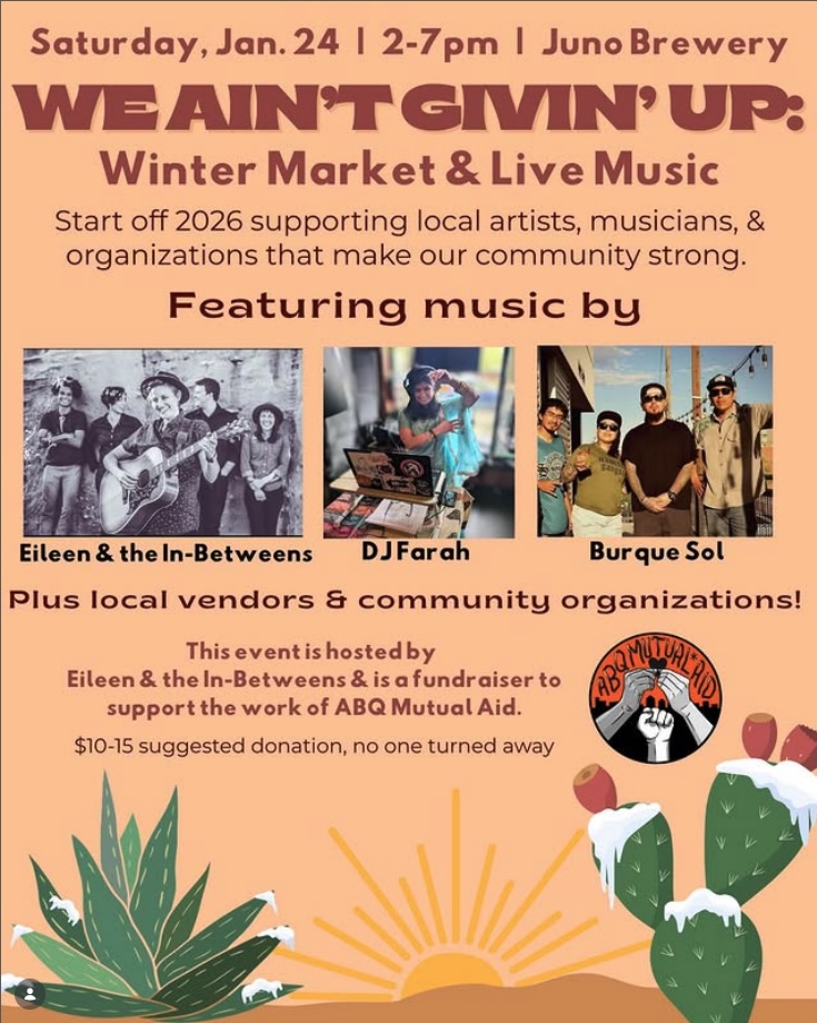 We Ain't Givin Up: Winter Market and Live Music